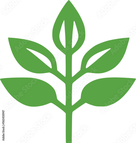 Fresh Green Leaves Vector Template – EPS File for Stunning Nature Designs