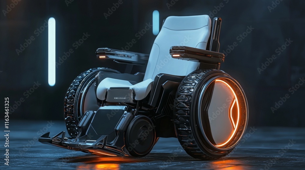 Futuristic Robotic Wheelchair Design Concept Futuristic Robotic Wheelchair Design Concept