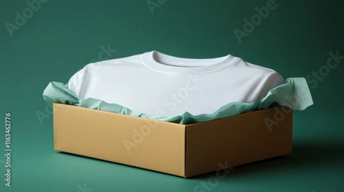 White T shirt in a Brown Gift Box