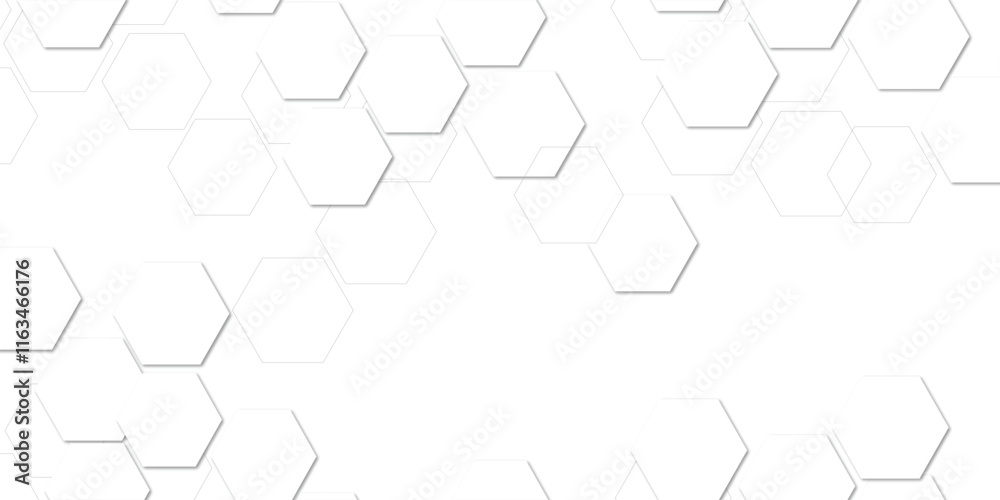 Abstract technology white geometric hexagon on transparent concept design honeycomb shape vector Abstract technology white geometric hexagon on transparent concept design honeycomb shape vector