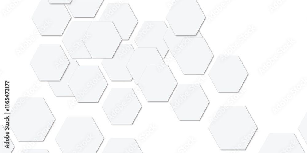 Abstract technology white geometric hexagon on transparent concept design honeycomb shape vector Abstract technology white geometric hexagon on transparent concept design honeycomb shape vector