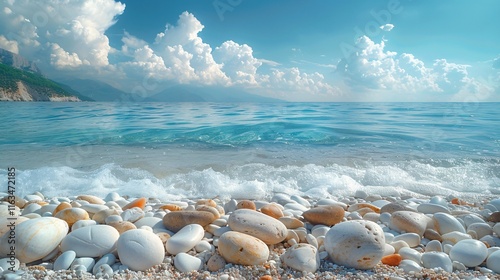 Waves and sea beautyfull beach