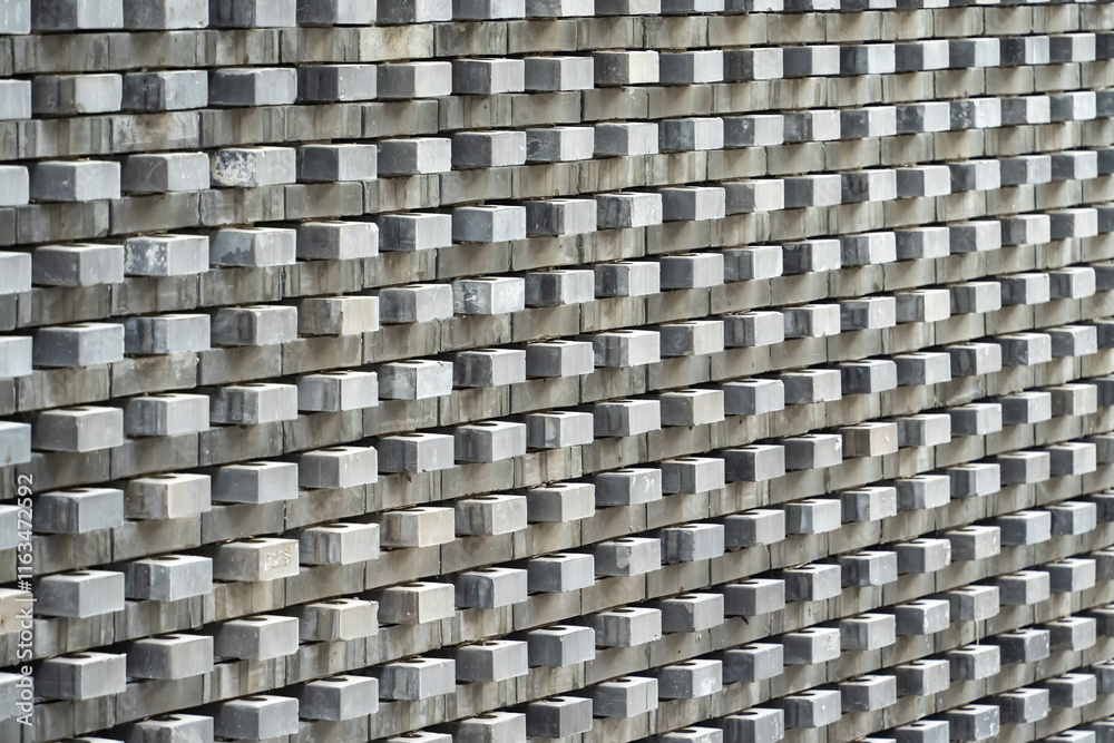 gray brick wall texture background