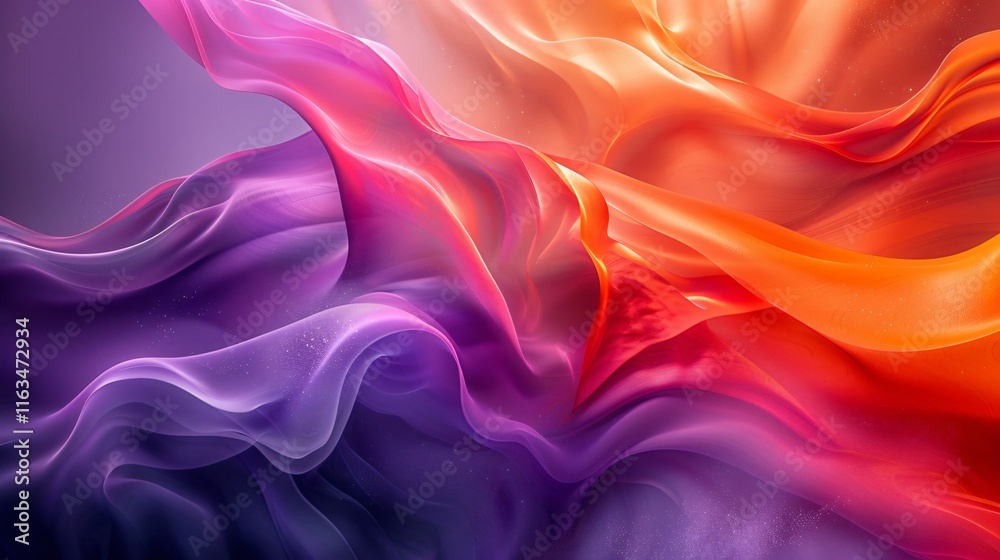 Obraz premium Beautifully flowing and interacting liquid texture