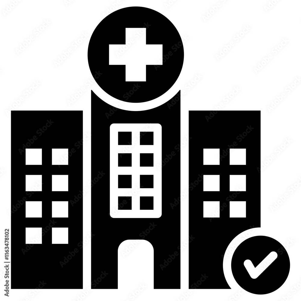 Obraz premium Hospital Icon