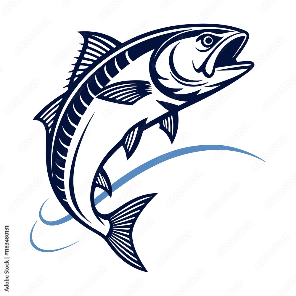 Fototapeta premium Fish logo for your company.