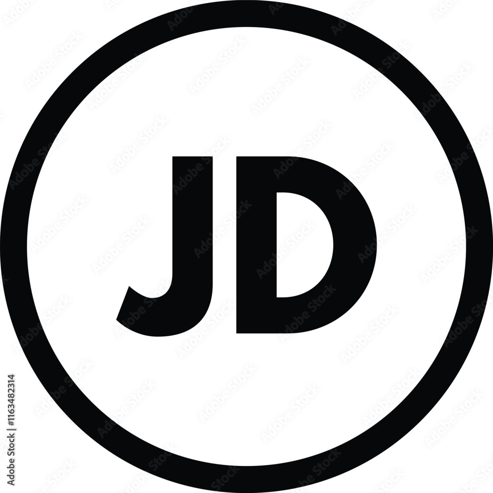 Jordanian Dinar icon isolated on white background . Jordanian Dinar currency icon vector Jordanian Dinar icon isolated on white background . Jordanian Dinar currency icon vector