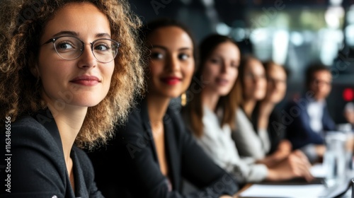 Professional Women in a Vibrant Work Environment