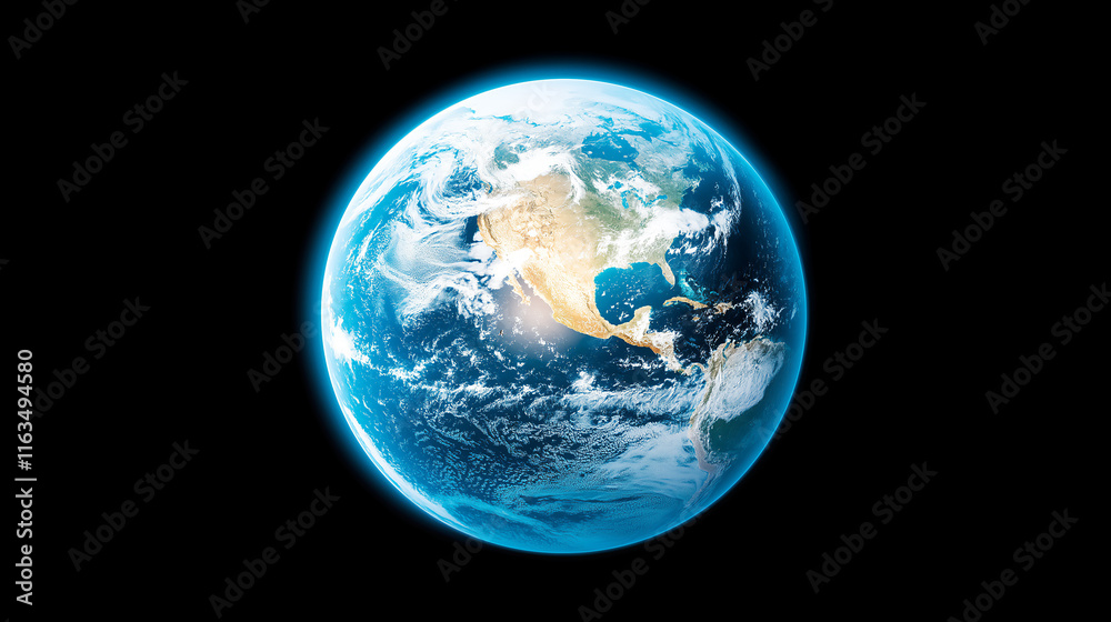 A glowing view of planet Earth from space with vibrant colors of land and water, symbolizing global unity, nature’s beauty, and environmental awareness. A glowing view of planet Earth from space with vibrant colors of land and water, symbolizing global unity, nature’s beauty, and environmental awareness.