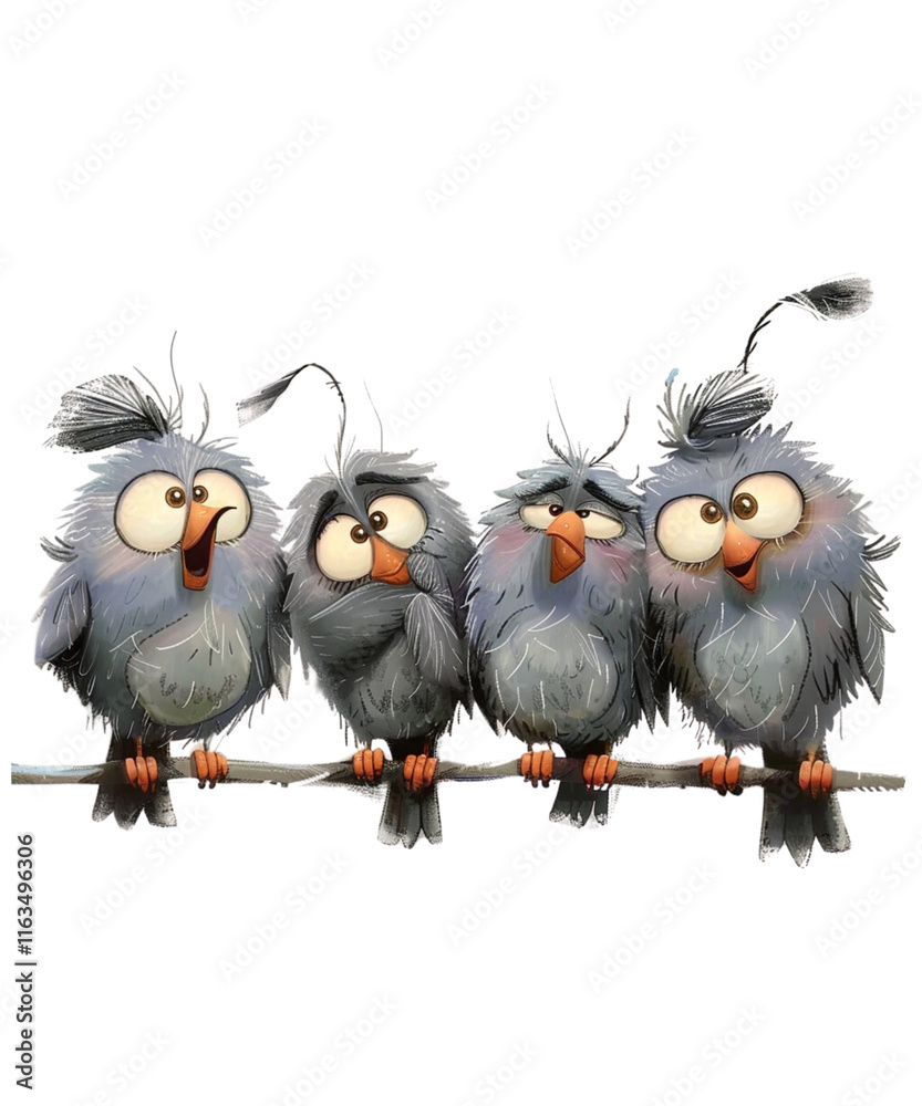Fototapeta premium Quirky Bird 