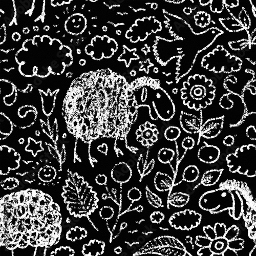 abstract seamless pattern background fabric fashion design allover print wrapping paper digital illustration gift wrap colorful apparel image 
