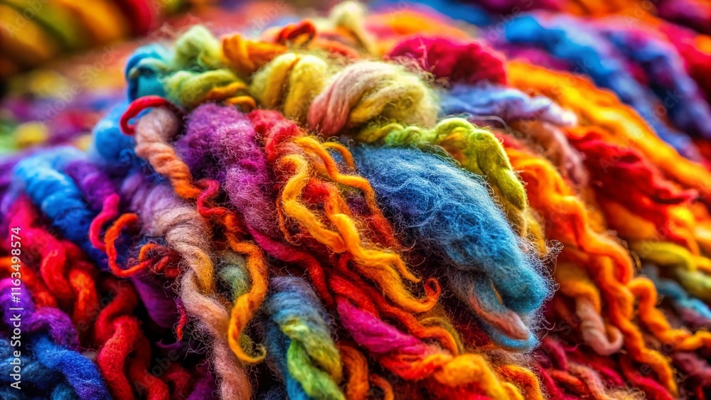 Close-up Sheep Fleece Texture, Natural Wool Detail, High-Quality Image Close-up Sheep Fleece Texture, Natural Wool Detail, High-Quality Image