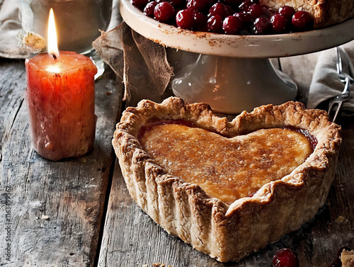  romantic heart-shaped cherry pies