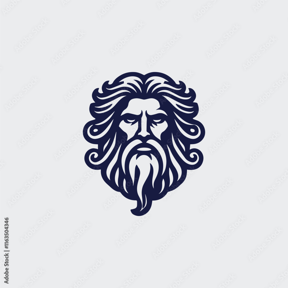 Fototapeta premium zeus god logo