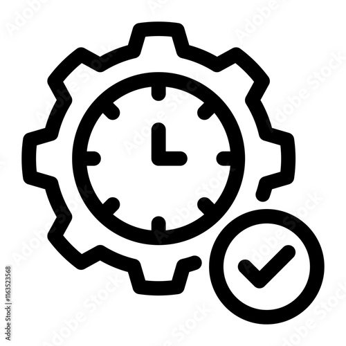 Real time process icon