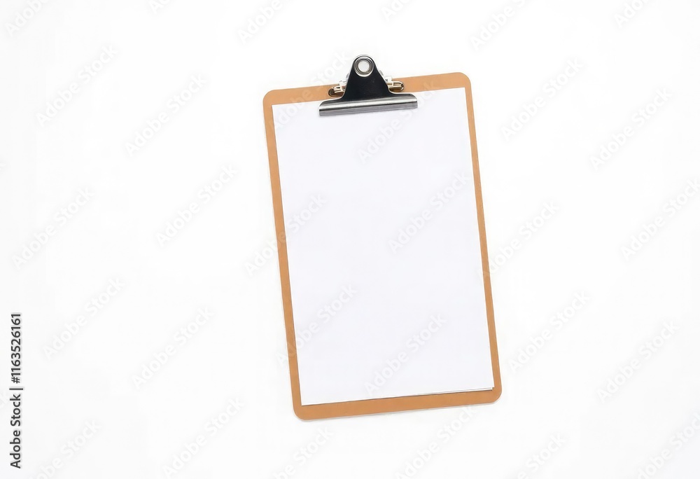Clipboard with isolated on white background Clipboard with isolated on white background