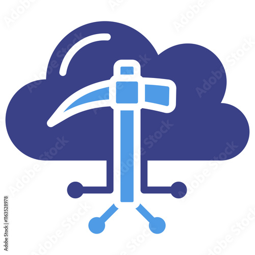 Cloud Mining Icon