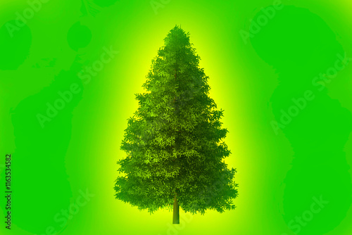 green tree