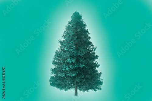 abstract christmas tree