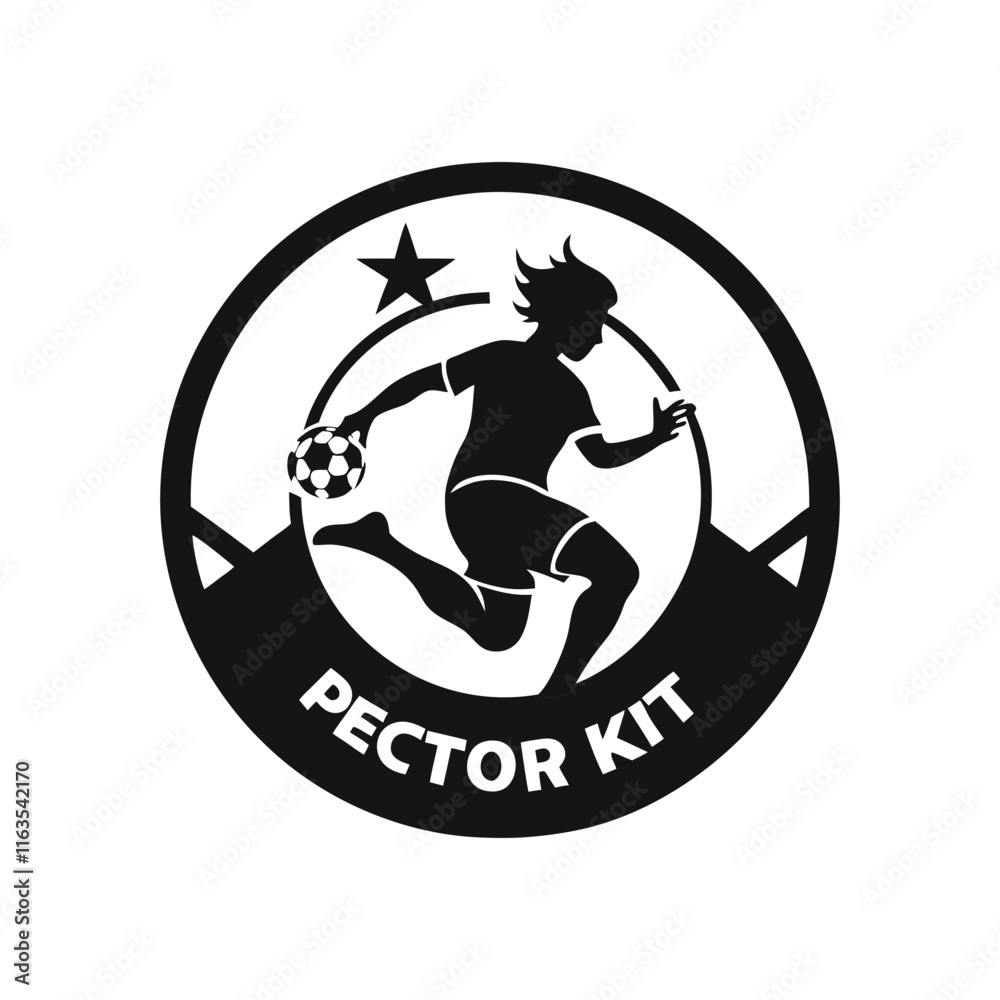 creative minimal playing kit, playing logo, football, cricket, basketball vector art design creative minimal playing kit, playing logo, football, cricket, basketball vector art design