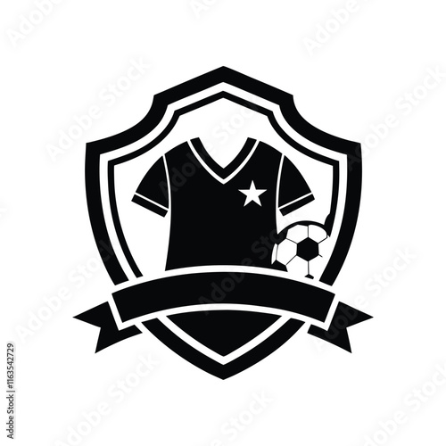 creative minimal playing kit, playing logo, football, cricket, basketball vector art design photo