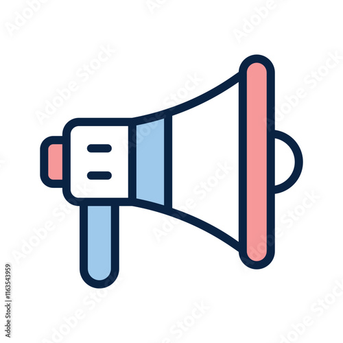 Megaphone icon representing announcements, loud communication, and promotion