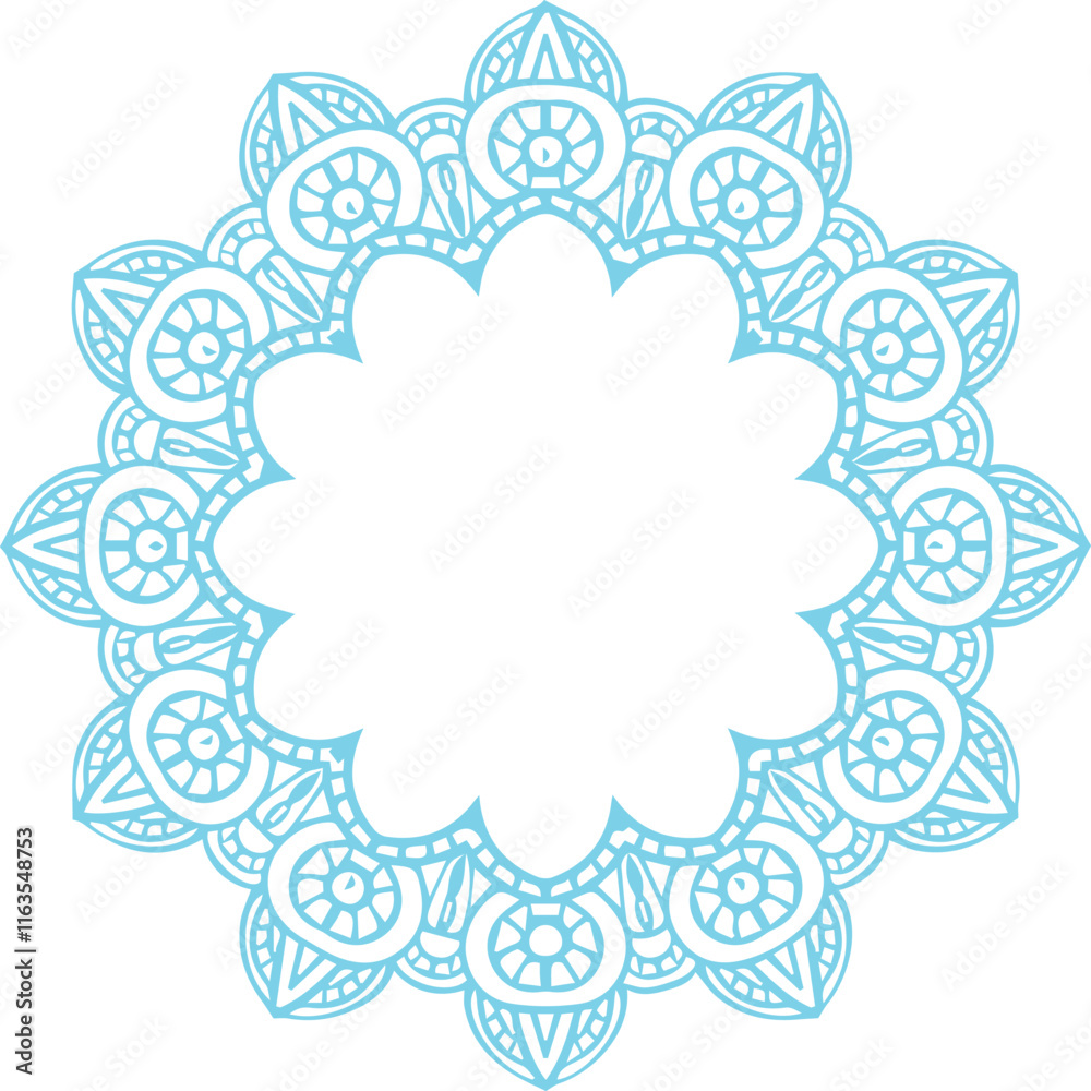 Beautiful flower art and mandala vector design Beautiful flower art and mandala vector design