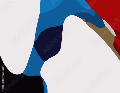 Colorful Abstract wavy Background with lines. Vibrant and Playful Colorful Abstract Cartoon-Themed Multi color Background for Creative and Joyful Artistic Expression. Colorful cartoon theme Background