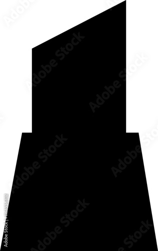 Marker nip icon flat vector. Ink tool. Graphic Fountain marker, Marker for signing. Empty blank instrument with copy space for corporate branding or ads, isolated on transparent background.