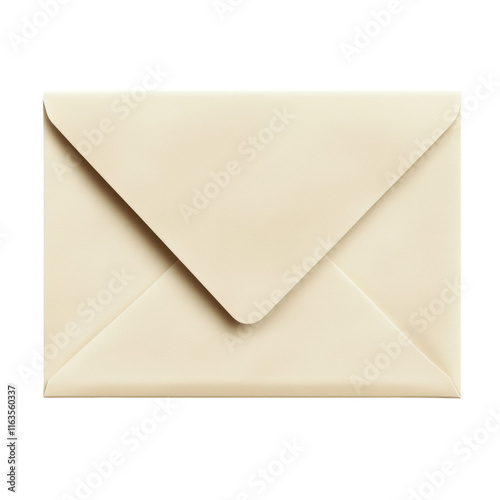 Obraz na płótnie Blank invitation envelope mock-up with , ideal for showcasing designs or personalizing event invitations. w salonie