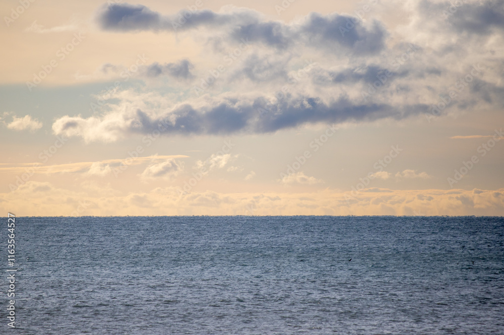 sky with clouds over the sea sky with clouds over the sea