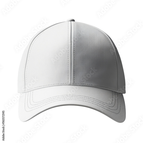 Blank cap mock-up with transparent background, ideal for branding, design presentations, and promotional material showcasing headwear options