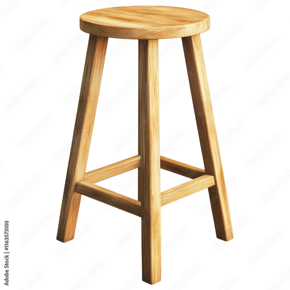High Stool Isolated for Modern Interior Design Use Transparent PNG Background. High Stool Isolated for Modern Interior Design Use Transparent PNG Background.