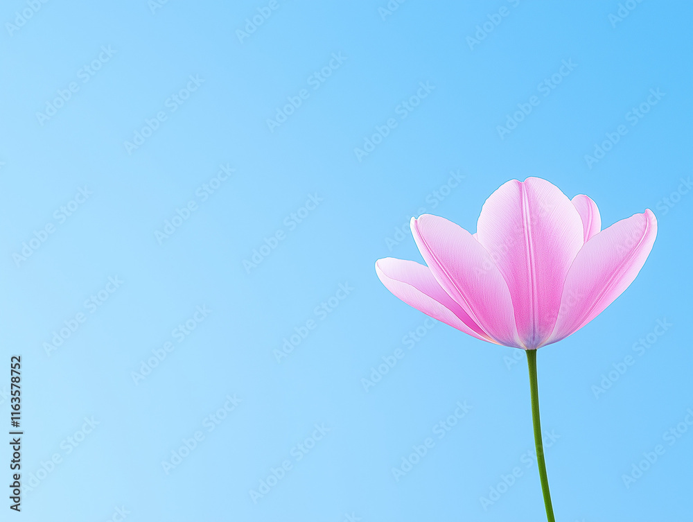 Fototapeta premium Majestic Tulip Tree Bloom: Focused Nucleus of Nature