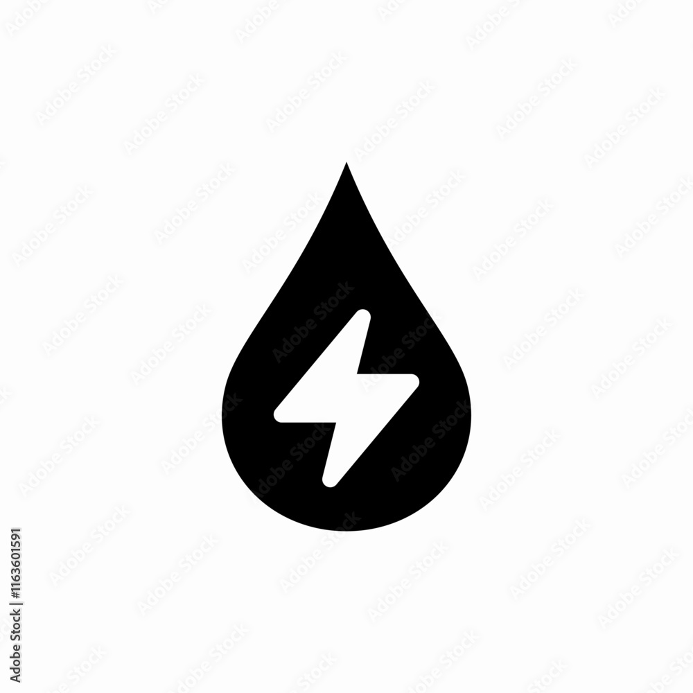 Lightning bolt power energy icon vector sign
Lightning bolt power energy icon vector sign