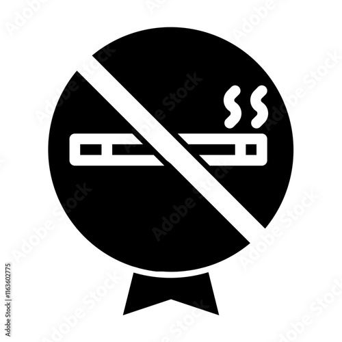 area without cigarette smoke