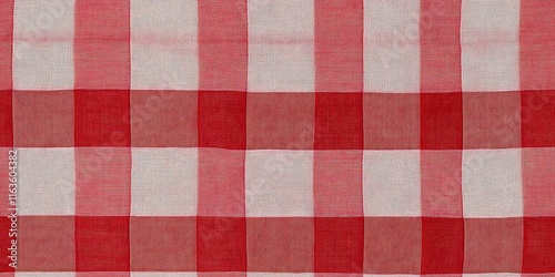 Red and white checkered seamless repeat pattern texture for various design projects
