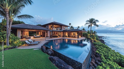 Luxurious Oceanfront Estate With Infinity Pool