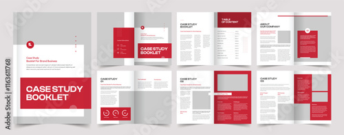 Case Study Booklet Brochure Template