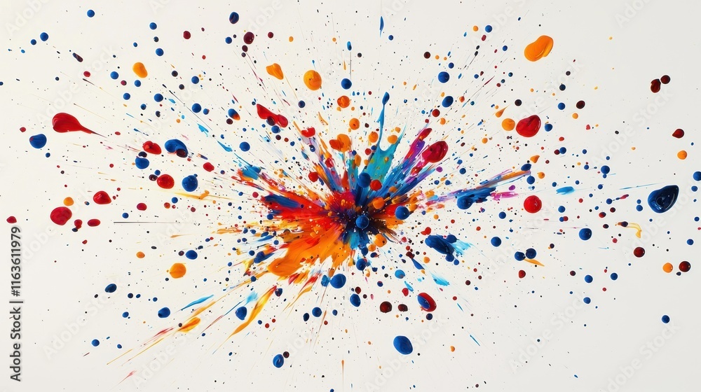 Vibrant Color Explosion: An Abstract Masterpiece Vibrant Color Explosion: An Abstract Masterpiece