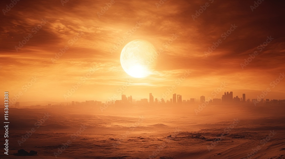 Martian Metropolis, vibrant urban life, advanced architecture, terraformed landscapes, red planet exploration, futuristic living