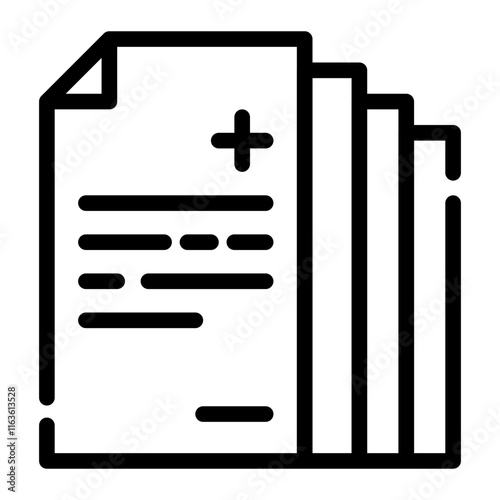 health sheet cutline icon