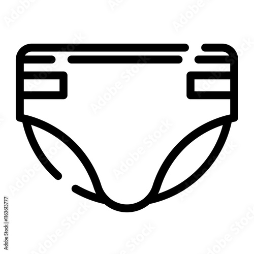 diaper cutline icon