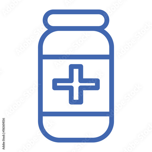 healthy medicines color icon