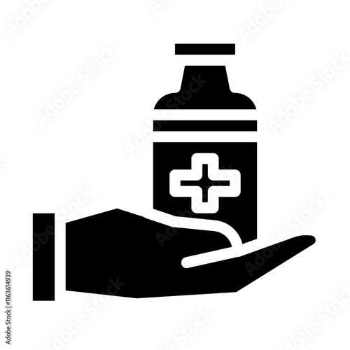 medicine from the midwife solid icon