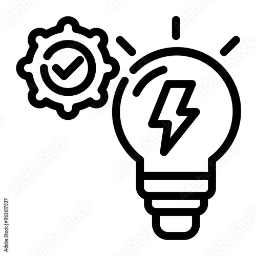 ideas according to management cutline icon