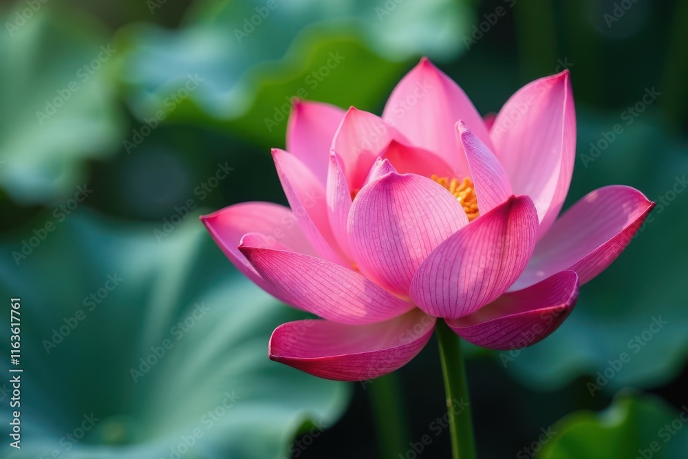 Close-up view of delicate, single pink lotus flower, water droplets , pink, wallpaper Close-up view of delicate, single pink lotus flower, water droplets , pink, wallpaper