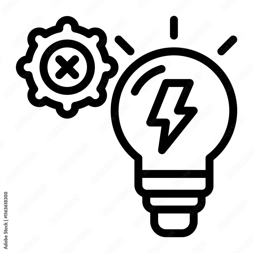ideas do not suit management line icon ideas do not suit management line icon