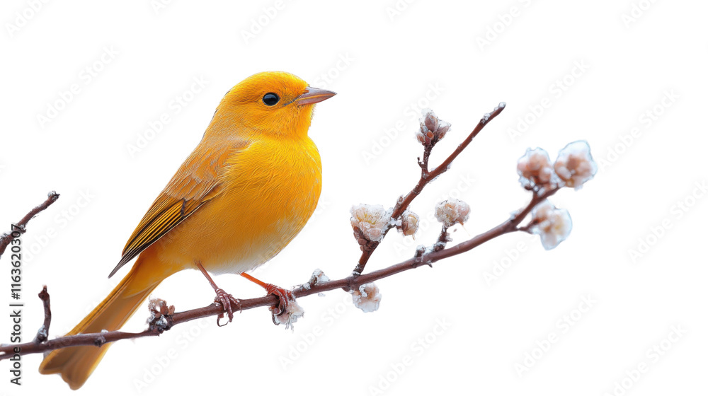 robin on branch isolated on white background robin on branch isolated on white background