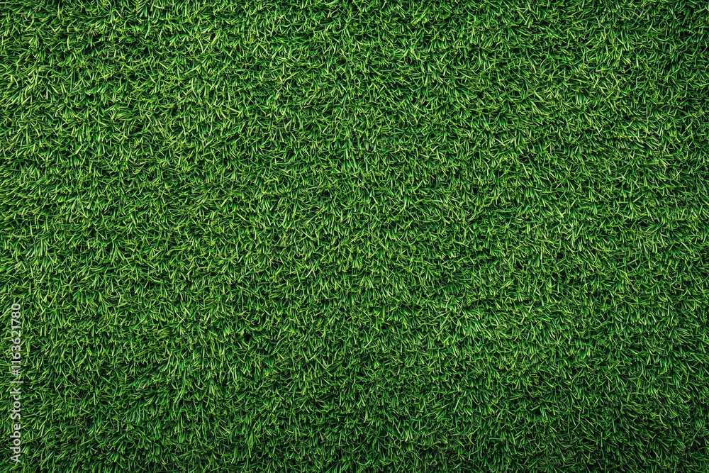 Obraz premium Expansive meadow with lush greenery and vibrant grass